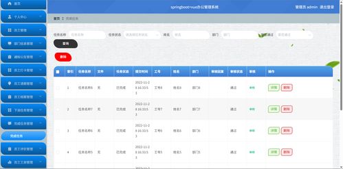 基于springboot vue的辦公管理系統